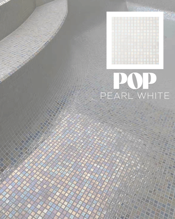 โมเสค TIMELESS TILES รุ่น POP HOLOGRAM 32.7 X 32.7 ซม. สีขาว PEARL WHITE ผิวเงา_5